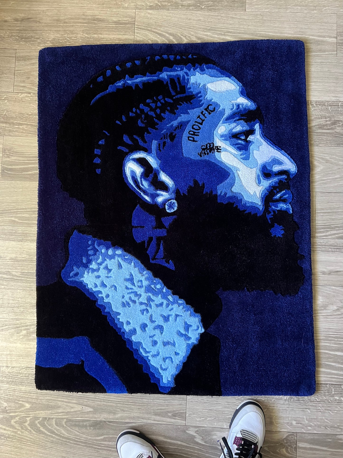 1 of 1 TUFTED NIPSEY HUSSLE RUG