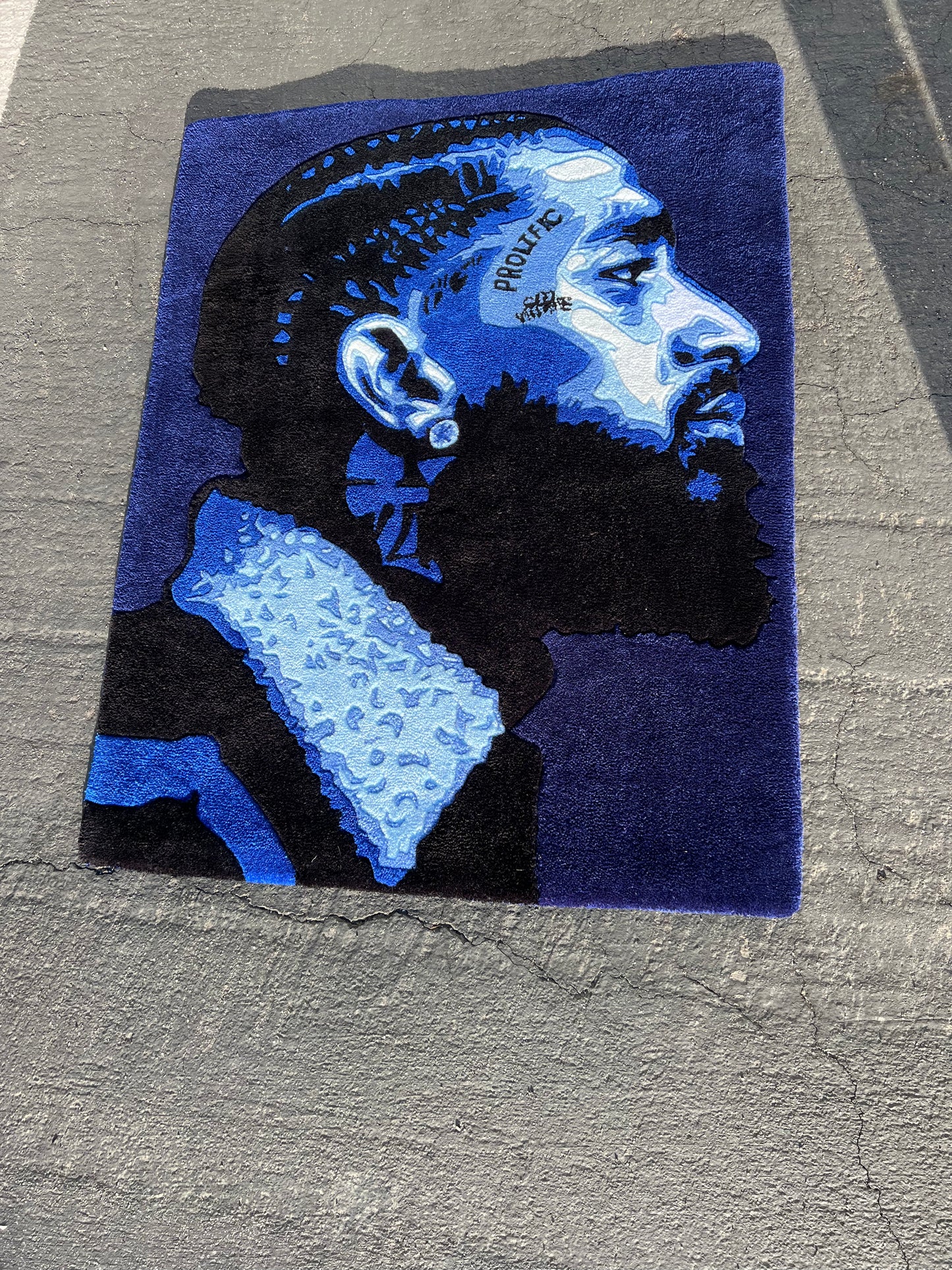 1 of 1 TUFTED NIPSEY HUSSLE RUG