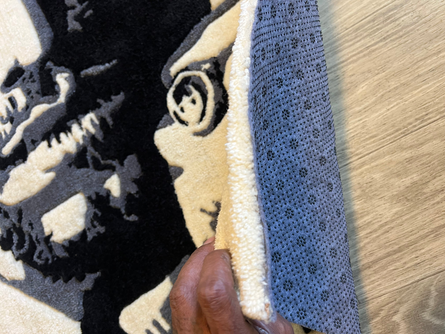 Malcolm X Portrait Rug